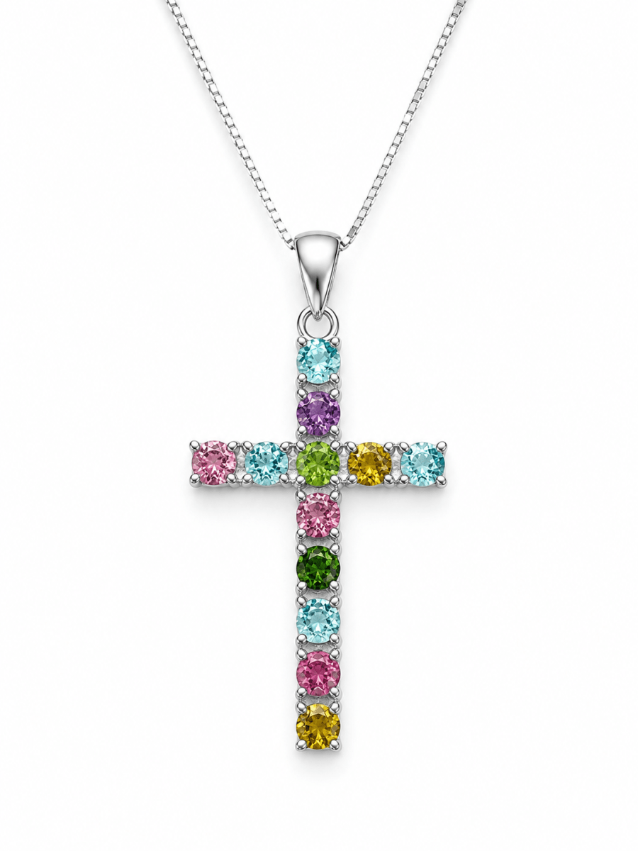 Dije de Cruz de Turmalina LUX GEMAS&nbsp;HN