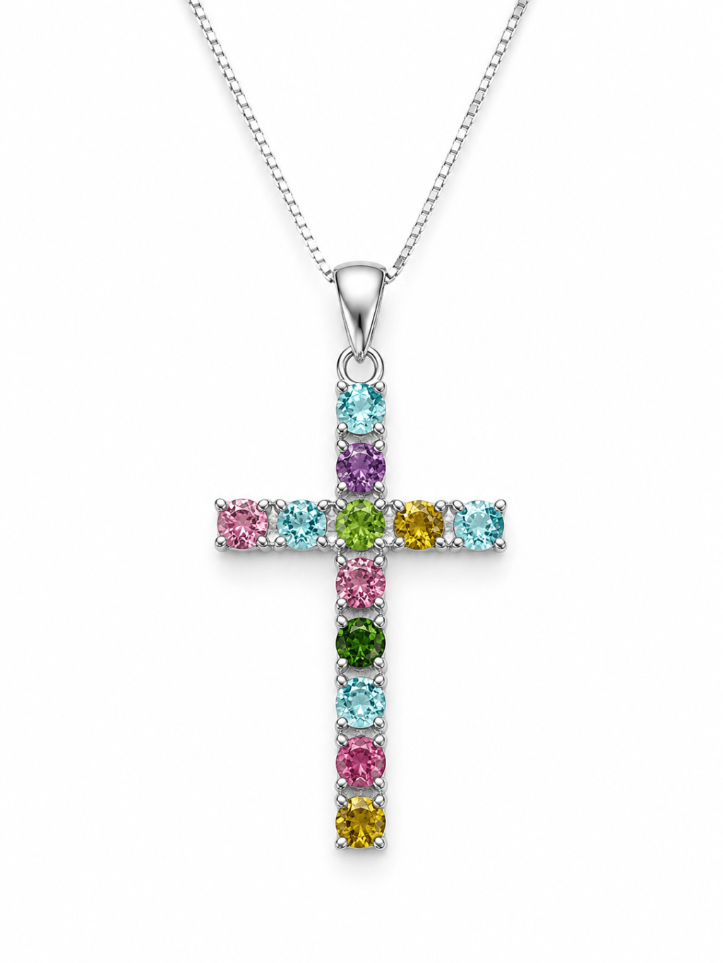 Dije de Cruz de Turmalina LUX GEMAS HN