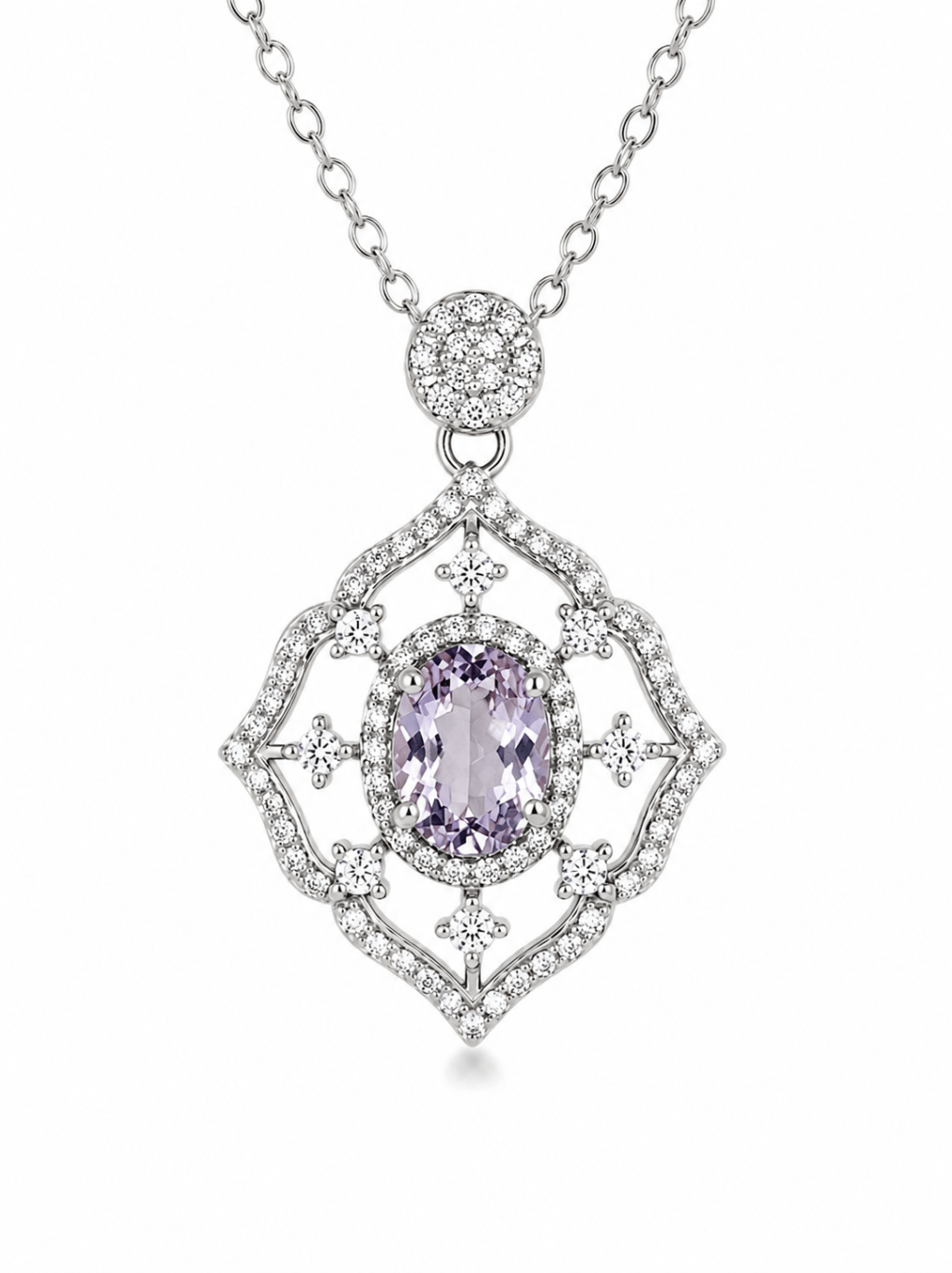 Dije de Amatista Lavanda LUX GEMAS HN